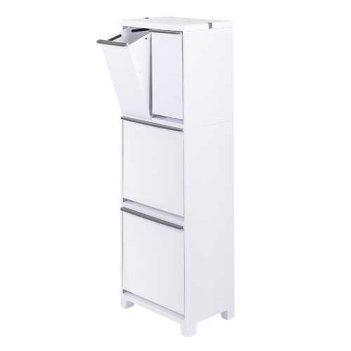 창신리빙  프랑코 스탠드 분리수거함 트윈형 3단 60L