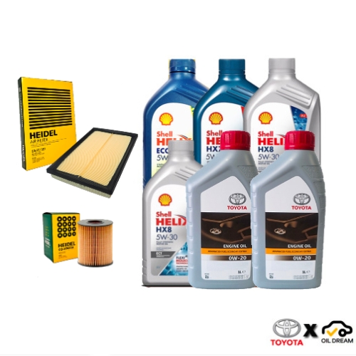 도요타  라브4 순정 엔진오일 세트