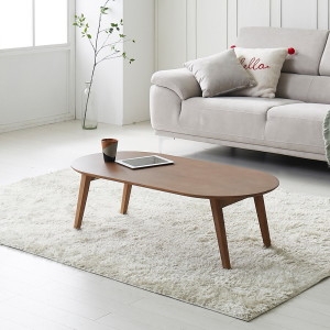 디오 타원형 원목 접이식 테이블 1100 2colors