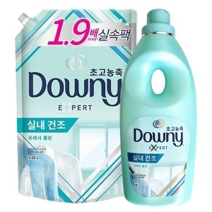 다우니 실내건조 프레시클린 1L + 리필 1.35L