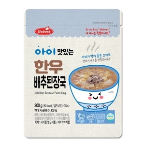 베베스트 아이 맛있는 한우 배추된장국 200g