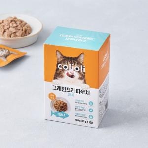 콜리올리 그레인프리 파우치 참치 80g x 5p