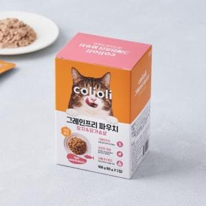 콜리올리 그레인프리 파우치 참치&닭가슴살 80g x 5p