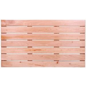 이오스트  마호가니 원목 발판 특대형 / 욕실 화장실 현관 베란다 발매트