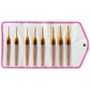 CLOVER 클로버 크로바 펜-E 모사용 코바늘 8종세트