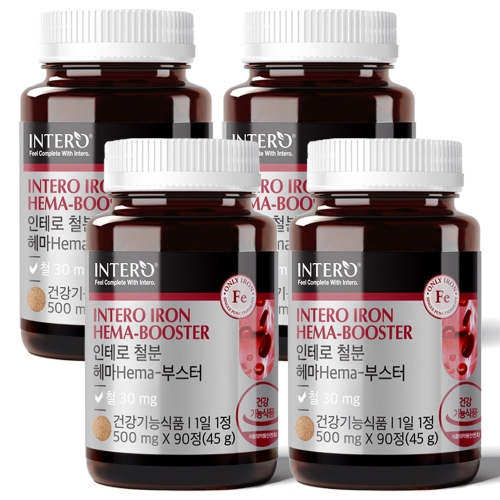 인테로 철분 헤마 부스터 90정