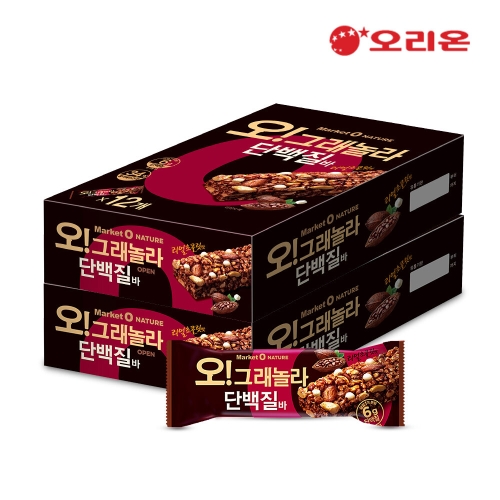 오리온 마켓오 오그래놀라 단백질바 40g X 24개