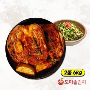 도미솔식품 도미솔김치 포기김치 4kg+열무김치 2kg