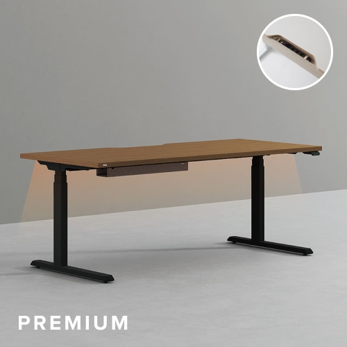 데스커 프리미엄 조명형 모션 스탠딩 책상