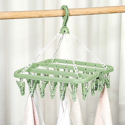 리빙홈  빨래집게 건조대 2p세트 양말 속옷 빨래걸이