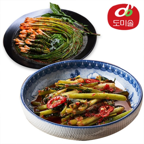 도미솔식품 박미희 열무김치 3kg + 파김치 1kg [1개] - 에누리 가격비교