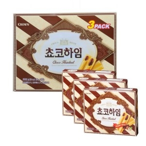 크라운제과  크라운 초코하임 3팩 852g