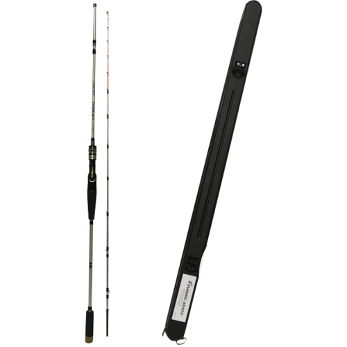 피싱메이트  티탄히트 스파이럴 쭈꾸미 갑오징어 선상낚시대 BC582MTC + 하드케이스 세트 혼합색상 전장 175cm