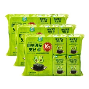 성경식품 지도표성경김 아보카도 맛난김 4g