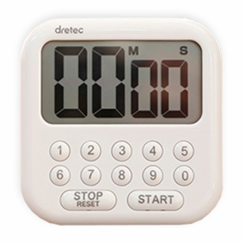 드레텍  디지털 타이머 화이트 1개