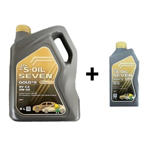 에스오일  세븐골드 RV C3 5W30 6L 1개 + 1L 1개