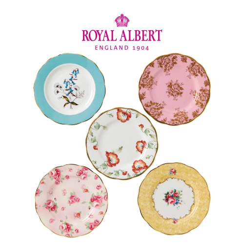 로얄알버트 리프레쉬 20cm 중접시 5P 세트 후기