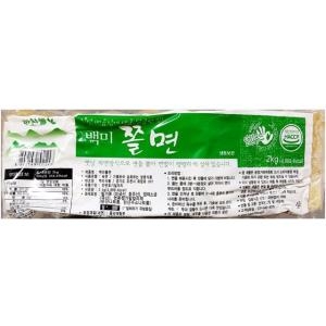 맛찬들  쫄면사리 백미  2kg 쫄면사리 백미  2kg