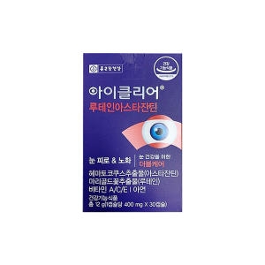 종근당건강 아이클리어 루테인 아스타잔틴 400mg 30캡슐