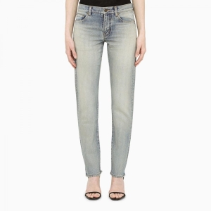 생로랑 파리 스트레이트 청바지_644026 YD372 4503