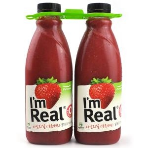 풀무원 아임 리얼 스트로베리 700ml 2개