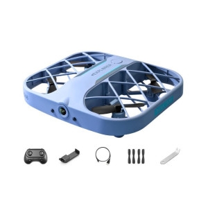 JJRC  H107 안전미니포켓드론 초보 입문자용 블루 8K항공촬영