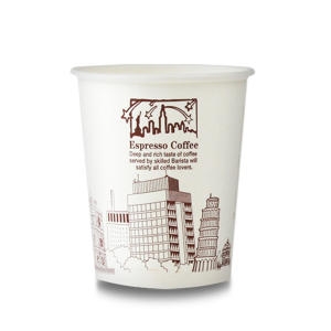 테이크아웃 13온스 뉴욕 화이트 종이컵 100개
