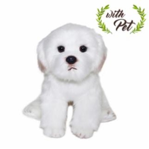 위더펫 리얼 진짜같은 강아지인형 포메라니안 애착 동물인형