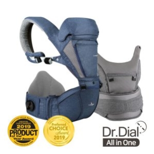 아이엔젤  닥터다이얼 올인원 힙시트 아기띠 다크네이비