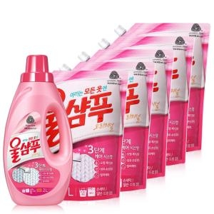 울샴푸 오리지널 2L+리필 1.8Lx5개