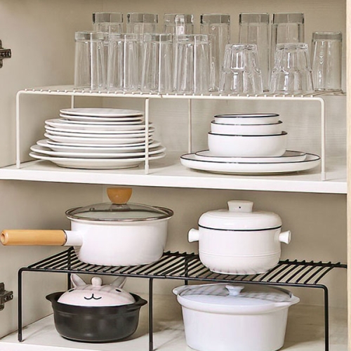 윈프라이스  싱크대 철재 길이조절 확장 접시 그릇 정리 선반