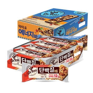 오리온 닥터유 에너지바 40g(15개) + 단백질바 50g(12개)