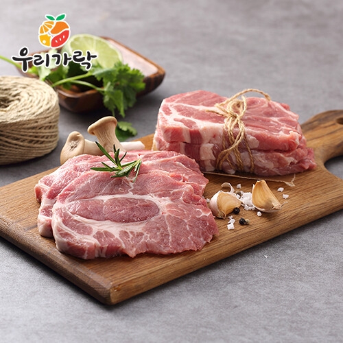 우리가락  목살 500g  구이용   냉장