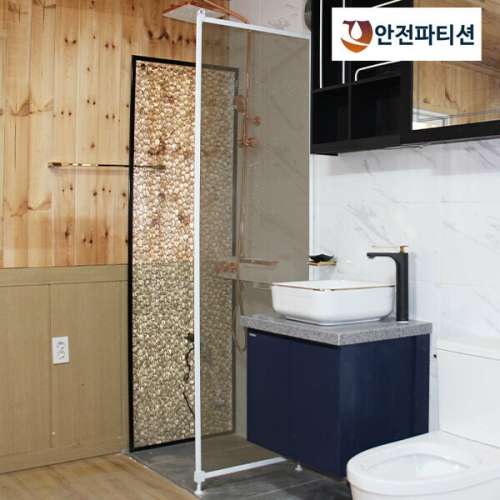 에코그린  안전파티션 AW110 브론즈 강화유리 파티션 750