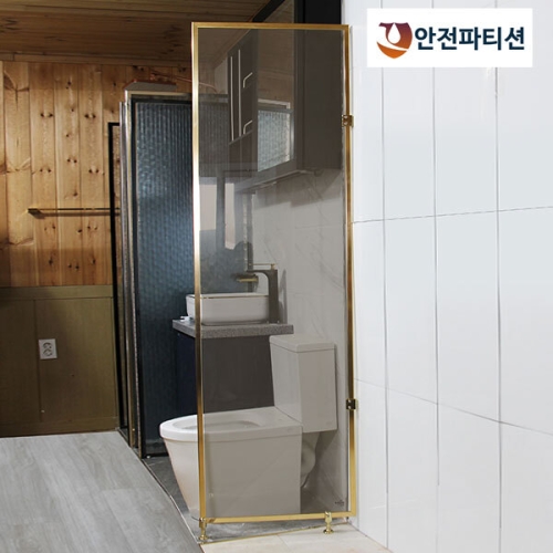 에코그린  안전파티션 AG010 브론즈 강화유리 파티션 600