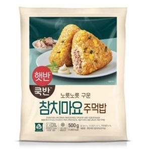 CJ제일제당  햇반 쿡반 참치마요 주먹밥 500g