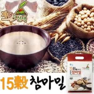 엔초이스 자연의 선택 15곡이 들어간 건강참마밀 스틱 30g 32포