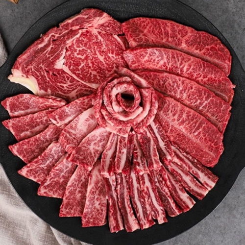 제이제이푸드  1++등급 한우 등심 프리미엄 모듬 800g