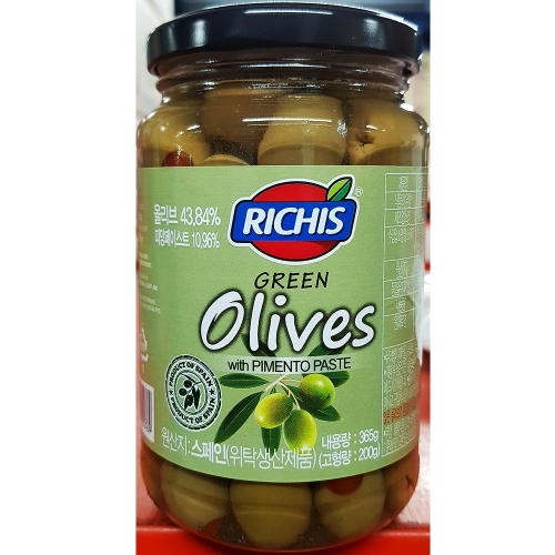 동서식품  리치스 그린 올리브 360g