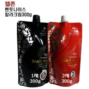 젤존 벤토나이스 칼라크림 염색약 300g-미네랄 광물질
