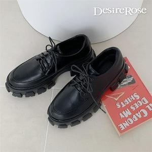 디자이어로즈 여성 가을 오버솔 키높이 로퍼 6cm  S6064034