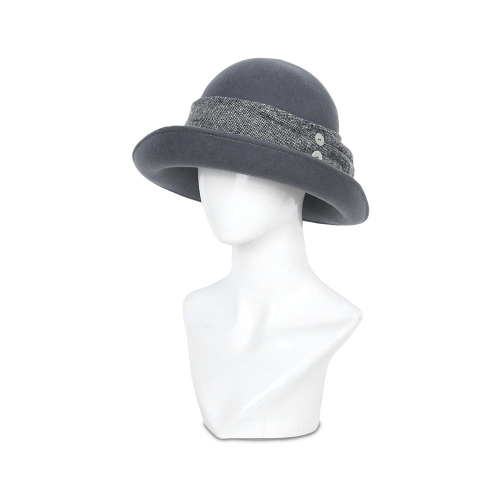 닥스 모자  주름띠 장식 펠트 벙거지 DK93WBF001