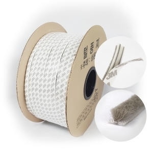 3M  접착식 모헤어문풍지 5mm 1M / 창틀 문틀 샷시 창문 현관문 바람막이 틈막이 외풍차단 방풍 모헤어