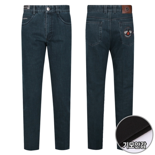 파파브로 남성 추운날씨 따뜻한 기모소재 청바지 GY-JEK-559-4-네이비