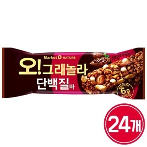 마켓오 오 그래놀라 단백질바 리얼초콜릿맛 40g