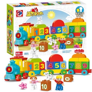 숫자기차놀이 68pcs 유아용블럭 듀플로 옥스포드호환