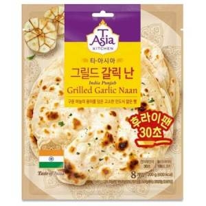 샘표식품 티아시아키친 그릴드 갈릭 난 200g