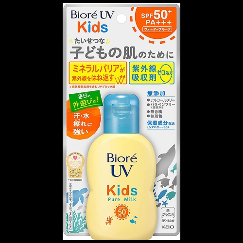 비오레 UV 키즈 퓨어 밀크 선크림 70ml
