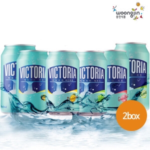 웅진식품 더 빅토리아 플레인 350ml 24개 + 레몬 350ml 24개