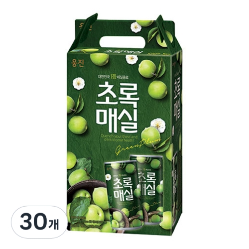 웅진식품 초록매실 음료선물세트 (캔)